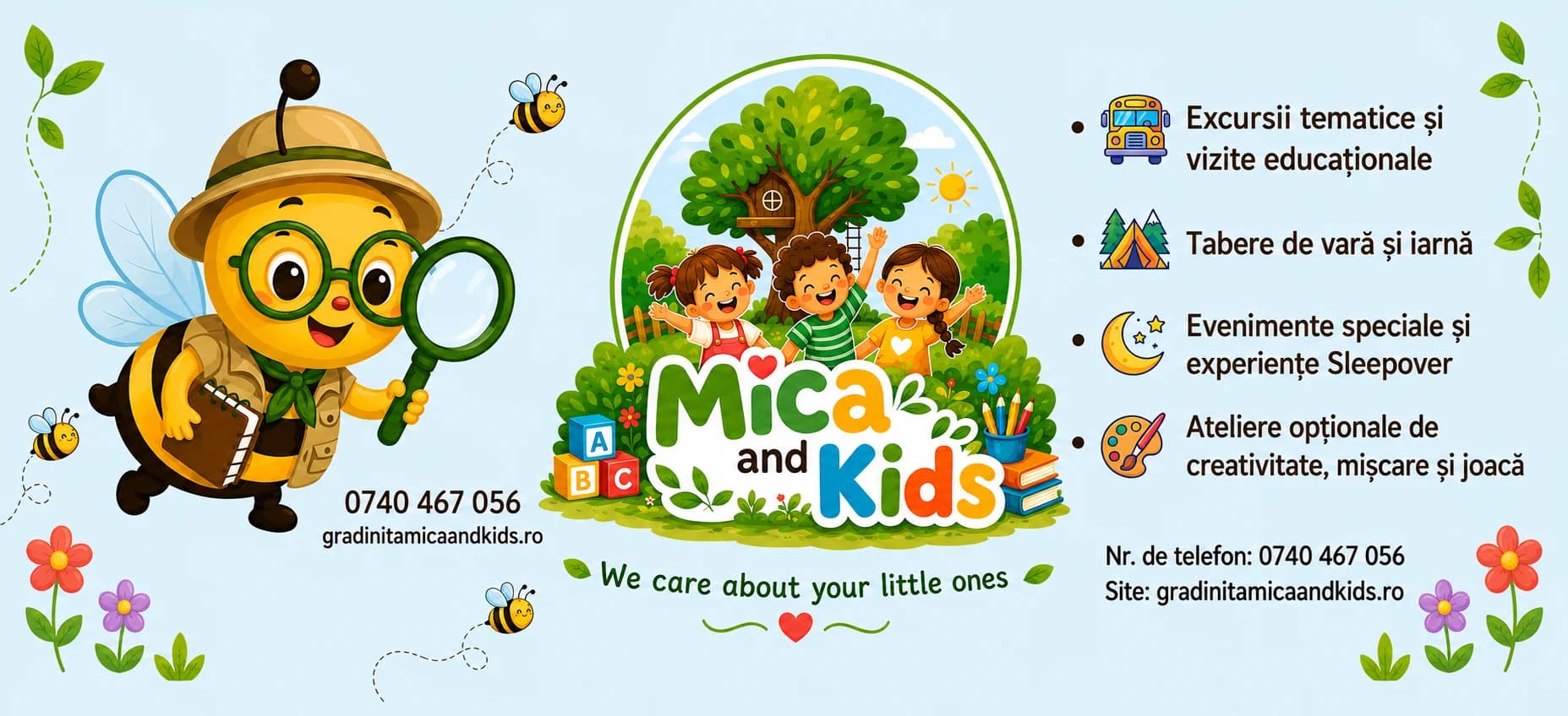 Mica and Kids — Învățare prin joacă în aer liber