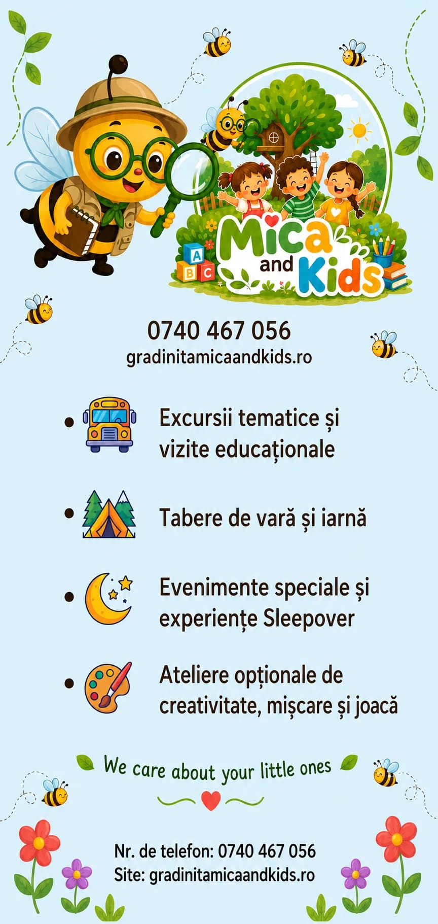 Mica and Kids — Învățare prin joacă în aer liber